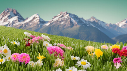 Obraz premium Mountain landscape