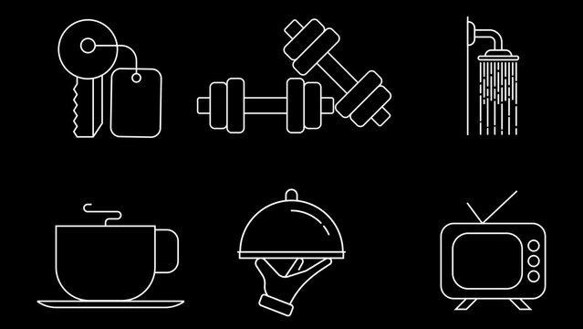 Daily Routine Essentials Icons