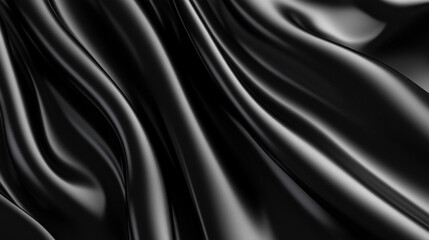 Fototapeta premium A smooth, monochrome abstract background with a shimmer and satin-silk texture creates an elegant and sophisticated design for branding materials.