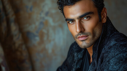 Handsome Man with Intriguing Eyes