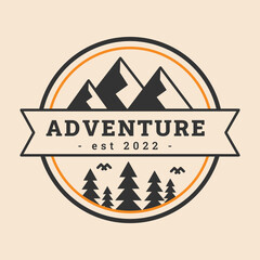 Modern Adventure Outdoor Logo Design