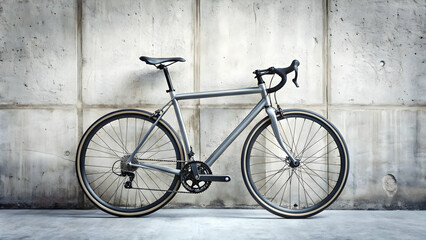 vintage bicycle on a wooden wall