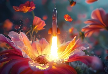 flower rocket