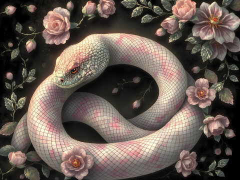 snake on a branch