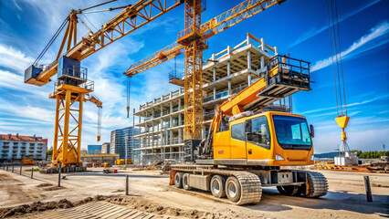 Autonomous Crane at Construction Site