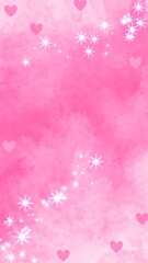 aesthetic pink wallpaper background illustration/ soft wallpaper 
