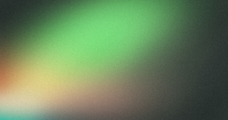 Green noise texture grainy gradient background smooth blurred backdrop website header design. Colorful grainy gradient texture backdrop background