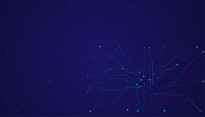 Vector illustration fantastic digital technology. Abstract digital tech bg. Electronics and computer technology concept.