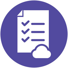 Cloud, cloud computing, data storage icon