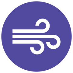 Blow, breeze, direction icon