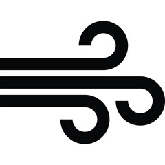 Blow, breeze, direction icon