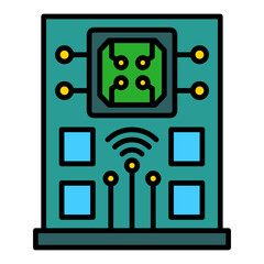 Artificial building Icon