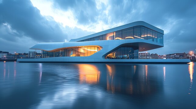 Contemporary Architecture Office Building Cityscape Personal Per 