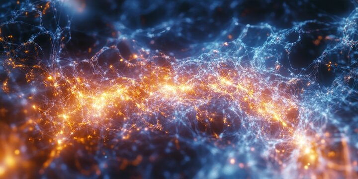 cosmic background radiation, capturing the faint glow from the early universe in stunning detail.