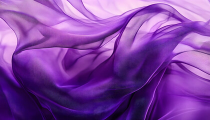 Obraz premium abstract purple tulle fabric
