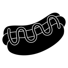 hotdog icon logo illustration