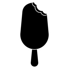 ice cream popsicle bitten