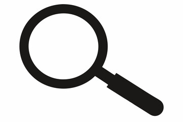 
Magnifying glass icon, magnifying symbol vector, glass, magnifier, search. vector illustration