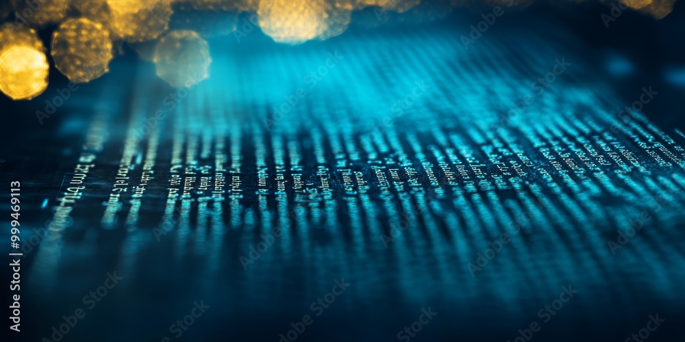 Aufkleber a digital contract outlining ai ethics, highlighting terms and conditions to ensure responsible and 