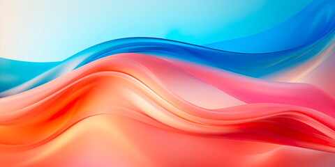 abstract background with smooth gradients and soft waves, creating a sense of movement and dynamism