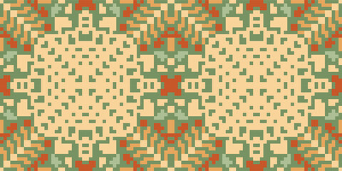 Native Abstract Colorful Geometric Pattern Backgroundfolk Embroidery, Aztec Geometric Ornament Print. Design for Carpet, Wallpaper, Clothing, Wrapping, Fabric