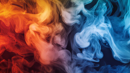 Fototapeta premium A background that looks like smoke rising from a comic book, with dramatic swirls and colors.