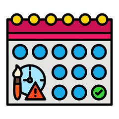 Fototapeta premium Deadline Icon