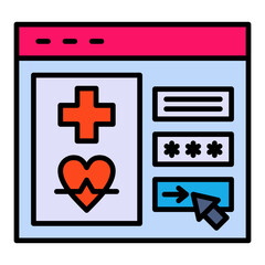 Fototapeta premium Log in Icon