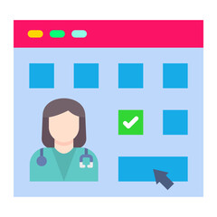 Online appointment Icon