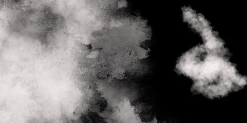 Fog or smoke isolated transparent. Smoke Stock Image Black Background. smoke background and dense fog, Abstract background.  Vector illustration, morning fog over land or water surface, 