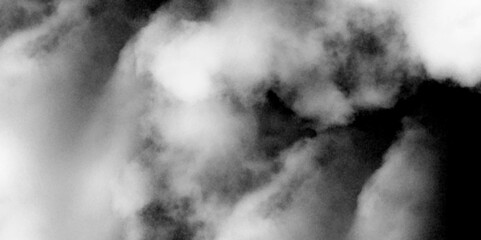 Beautiful cirrus clouds on white sky on a sunny day background texture. Textured cloud, Abstract black, isolated on black background. Collection of fog, white clouds or haze For designs.