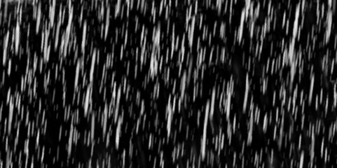 rain on a black background. Rain on black. Vector rain texture. Abstract background. electric ground wire. white dotted lines of lights on a black background.