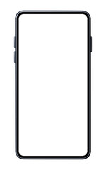 空白画面のスマートフォン