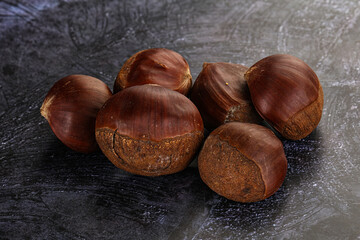 Tasty delicous brown natural Chestnut