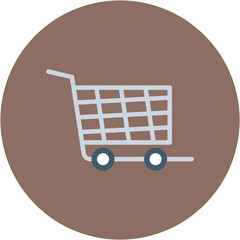 Shopping Cart icon vector image. Can be used for Gaming Ecommerce.
