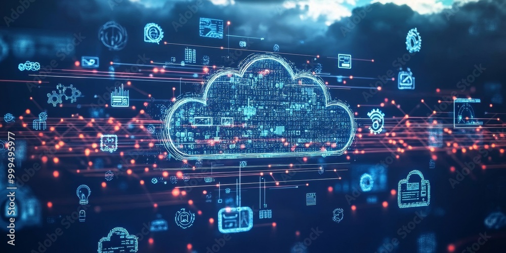 Aufkleber a cloud computing platform managing and analyzing IoT data in real-time, critical for modern connected ecosystems.