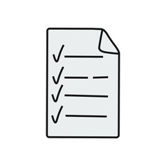 document cartoon icon