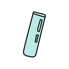 chemistry flask cartoon icon