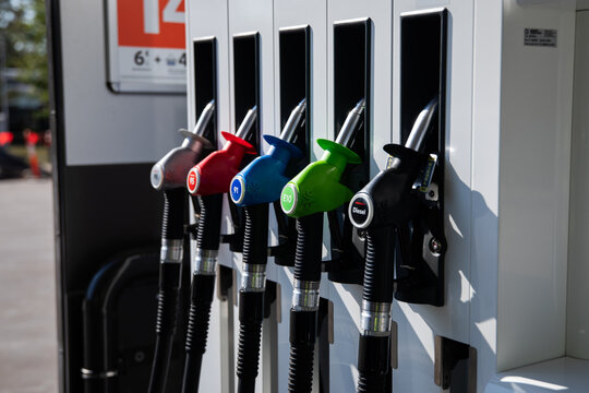 petrol fuel gas station refill bowser canopy shop retail 