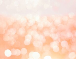 Obraz premium <イラスト>背景素材・光の玉ボケイメージ・オレンジ