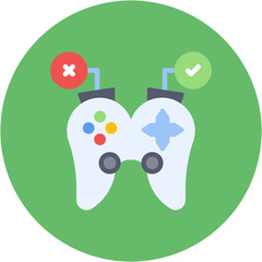 Testing Game icon vector image. Can be used for Game Design.