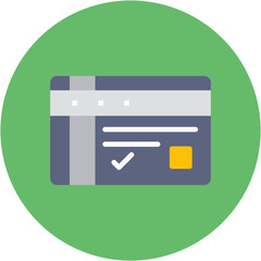 Prepaid Card icon vector image. Can be used for Banking.