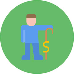 Retirement Planning icon vector image. Can be used for Banking.