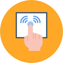 Touch Controller icon vector image. Can be used for Augmented Reality.
