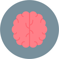 Brain icon vector image. Can be used for Human Anatomy.