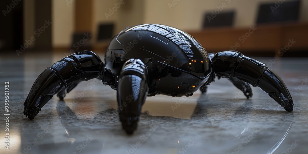 Fototapete a soft robot, featuring a flexible design with innovative materials that allow for adaptive and safe interactions in various environments.