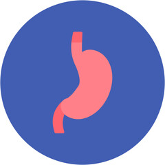 Stomach icon vector image. Can be used for Human Anatomy.