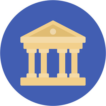 recommend clip art: Pantheon icon vector image. Can be used for Italy.
