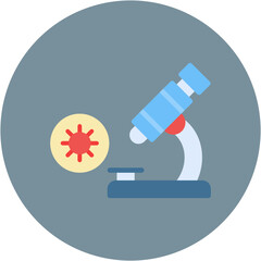 Pathogen Microscope icon vector image. Can be used for Infectious Diseases.