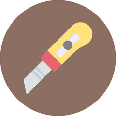 Box Cutter Line Icon